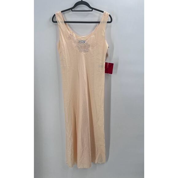 Rare Vintage 1990's Fernando Squette Sanchez Ivory y2k Slip Dress Small - Picture 6 of 9